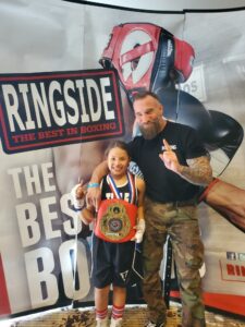 girl boxer training at boxing inc